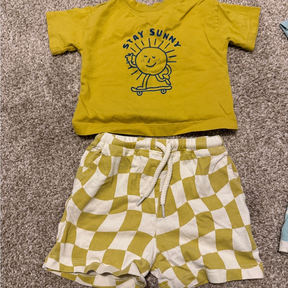 Hannah Anderson, Yellow Shorts Set, 2T
